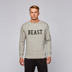 Beast French Terry Sweatshirt // Grey (XL)