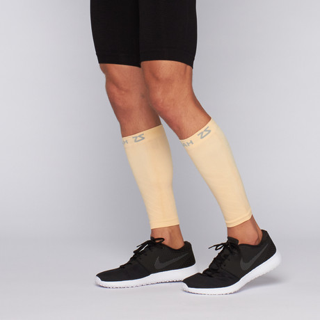 Compression Leg Sleeves // Beige (XS/S)