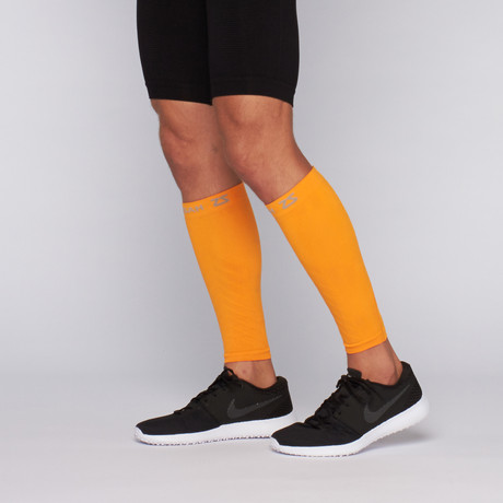 Compression Leg Sleeves // Orange (XS/S)