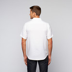 Shaken Short Sleeve Shirt // White (S)