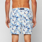 Marbella Swim Trunk // Navy + Sky (L)