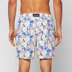 Marbella Swim Trunk // Lilac + Pink (L)