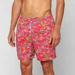 Okinawa Swim Trunk // Crimson (S)