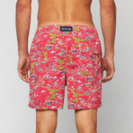 Okinawa Swim Trunk // Crimson (M)