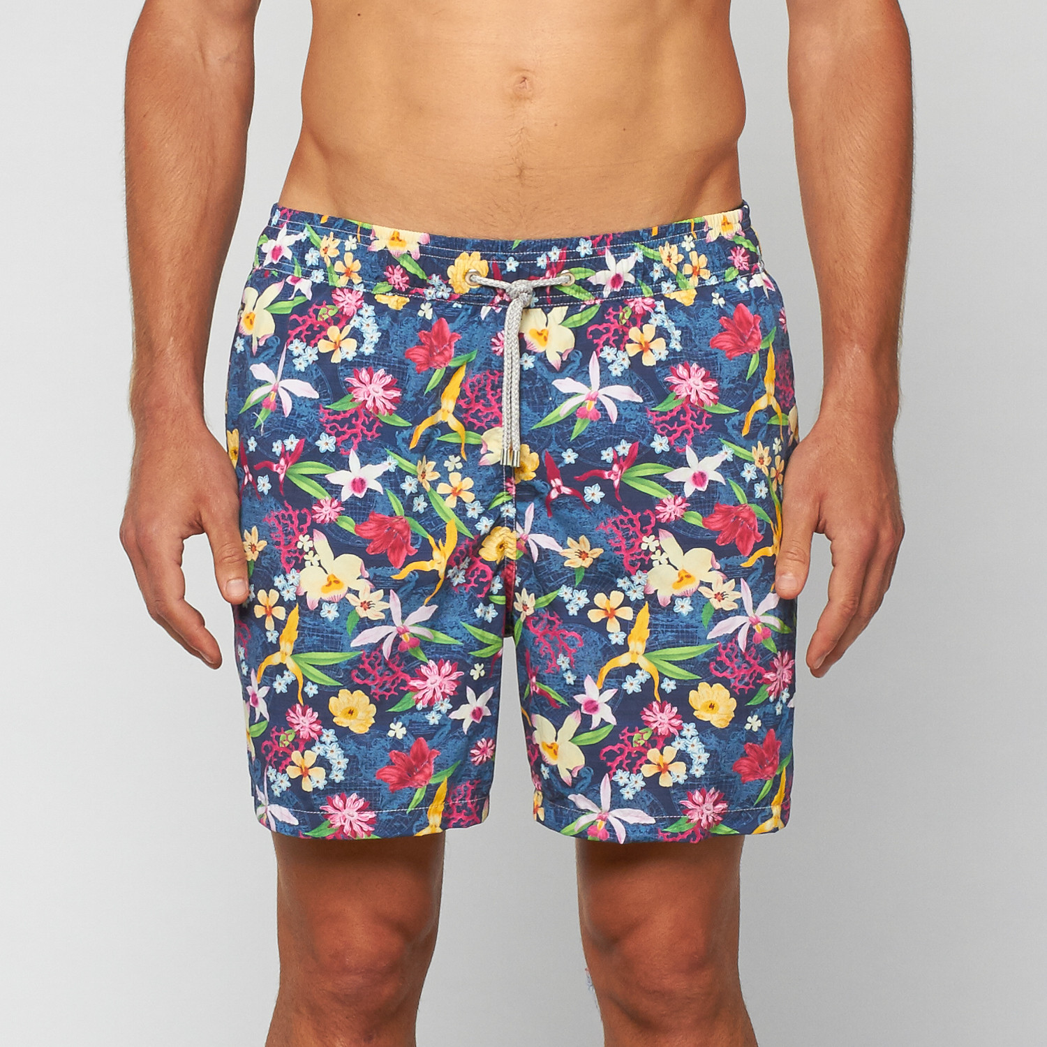 Bahamas Swim Trunk // Navy (S) - Pat & Can - Touch of Modern