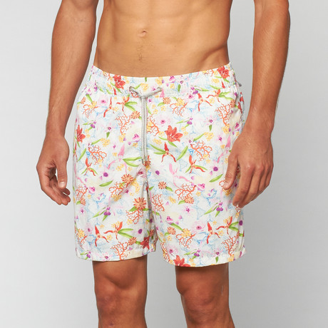 Bahamas Swim Trunk // White (S)