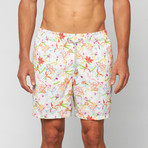 Bahamas Swim Trunk // White (L)