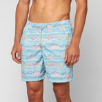 Amalfi Swim Trunk // Aqua (XL)