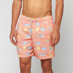 Amalfi Swim Trunk // Coral (M)