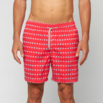 Portofino Swim Trunk // Red (M)