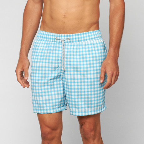 Cap Ferrat Swim Trunk // Aqua (S)