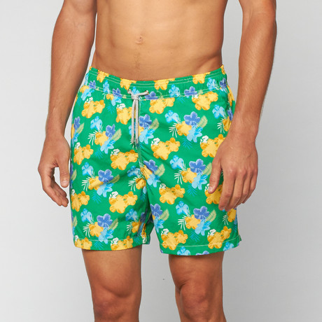 Hawaii Swim Trunk // Sea Green (S)