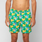 Hawaii Swim Trunk // Sea Green (S)