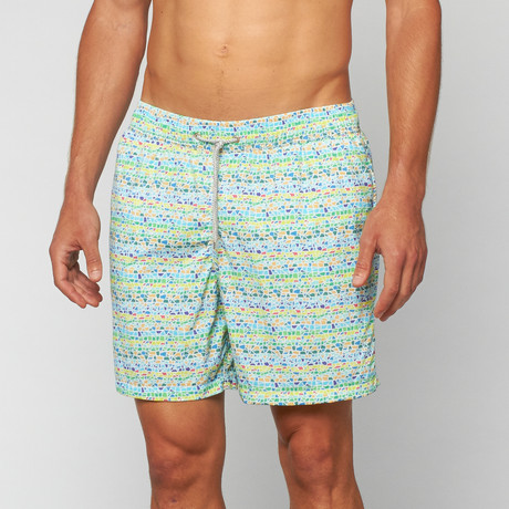 Mediterraneo Swim Trunk // Aqua (S)