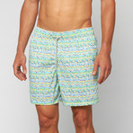 Mediterraneo Swim Trunk // Aqua (XL)