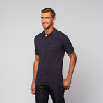 Rose Pistol // Piping Polo // Navy + Bottle Blue (M)