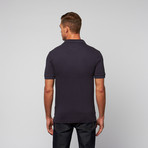 Rose Pistol // Piping Polo // Navy + Bottle Blue (M)