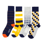 Status Reaction Socks // Pack of 4