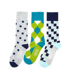 Fairway Challenger Socks // Pack of 3