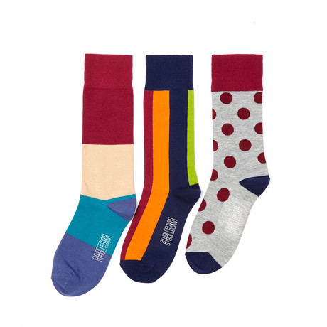 Upbeat Captain Socks // Pack of 3