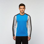 Resistance Long-Sleeve Shirt // Blue Energy (L)