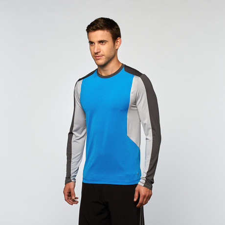 Resistance Long-Sleeve Shirt // Blue Energy (L)