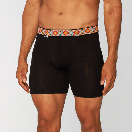 Aztec Boxer // Black (M)