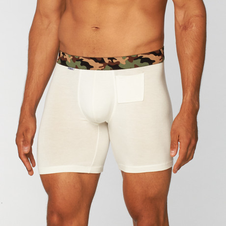 Hammak // Camo Boxer // White (M)