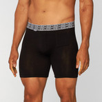 Geometric Boxer // Black (M)