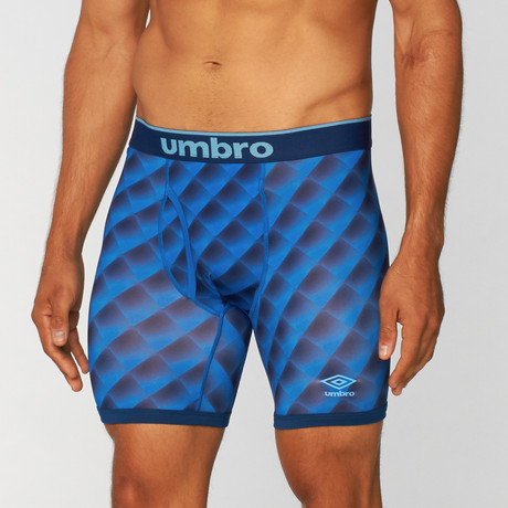 Umbro // Quilt Print Performance Boxer Brief // Navy (S)