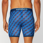 Umbro // Quilt Print Performance Boxer Brief // Navy (S)