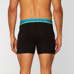 Basic Boxer Briefs // Blue + Black // Pack of 3 (XL)