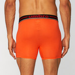 Umbro // Basic Boxer Briefs // Red + Orange // Pack of 3 (S)