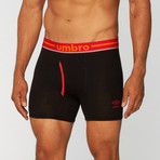 Umbro // Basic Boxer Briefs // Red + Orange // Pack of 3 (S)