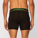 Umbro // Basic Boxer Briefs // Green + Navy // Pack of 3 (S)