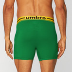 Umbro // Basic Boxer Briefs // Green + Navy // Pack of 3 (S)