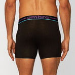 Umbro // Basic Boxer Briefs // Neutral + Blue // Pack of 3 (S)