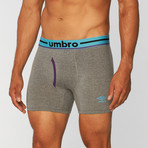 Umbro // Basic Boxer Briefs // Neutral + Blue // Pack of 3 (S)