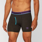 Umbro // Basic Boxer Briefs // Neutral + Blue // Pack of 3 (S)