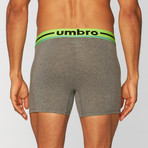 Basic Boxer Briefs // Neutral + Lime // Pack of 3 (Small)