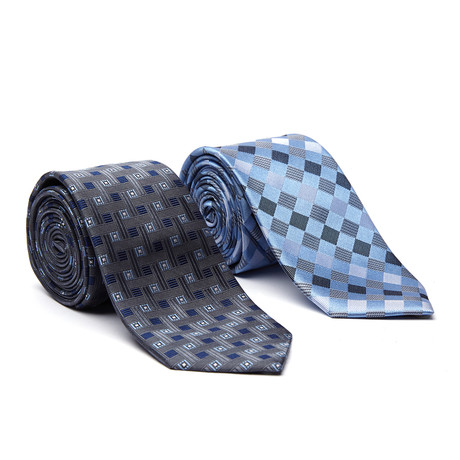 2-Tie Bundle // Grey