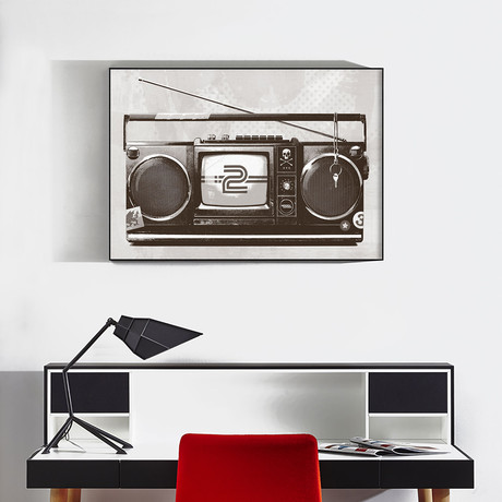 Stereo Broadcast (16"W x 24"H x 2"D)