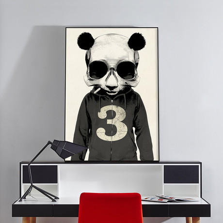 Panda No.3 (16"W x 24"H x 2"D)