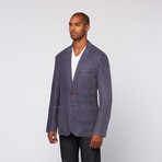 Martin Gordon // Linen Blazer // Navy (L)