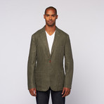 Martin Gordon Linen Blazer // Olive (L)