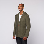 Martin Gordon Linen Blazer // Olive (L)