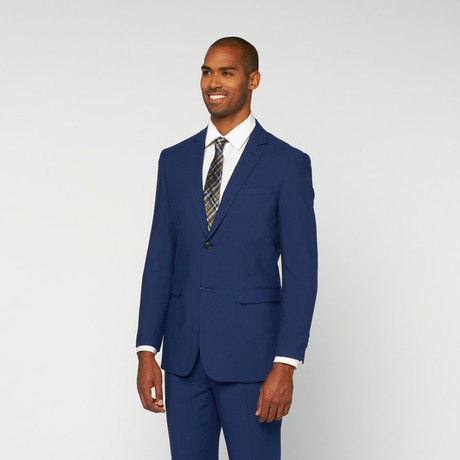 Mario Rossi // Single Breasted Slim Suit // London Blue (US: 38S)