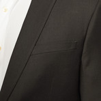 Mario Rossi // Single Breasted Slim Suit // Charcoal (US: 38S)