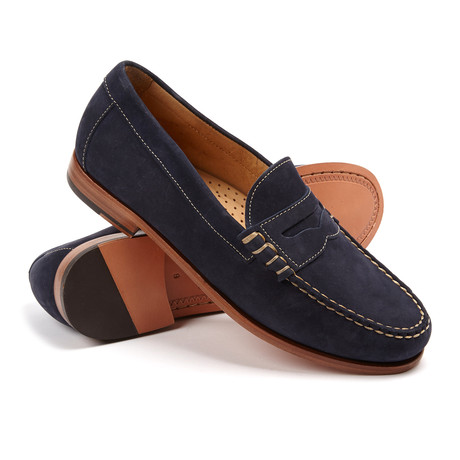 Drake Penny Loafer // Navy (US: 8)