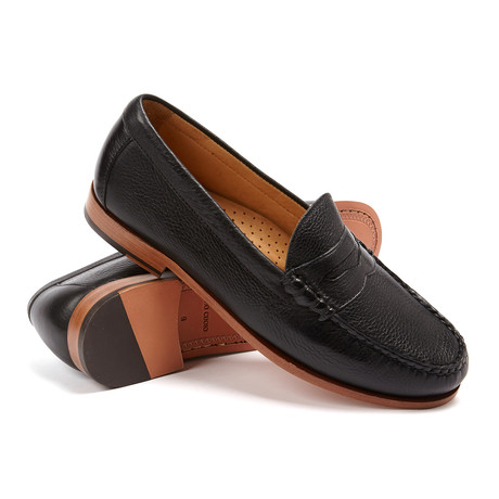 Drake Penny Loafer // Black (US: 8)